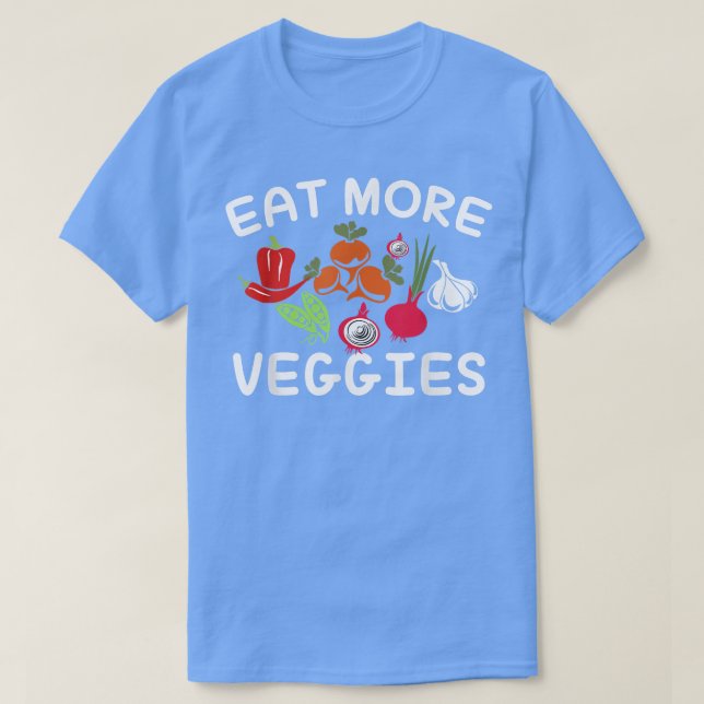 T-shirt Funny eatmore veggie (Design devant)