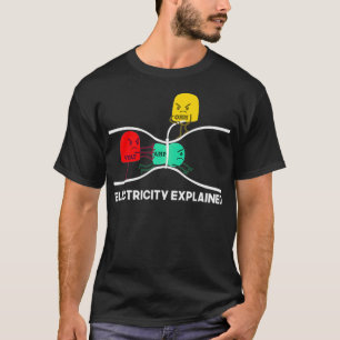 T-shirt Funny Electricity Expliqué I Enseignant Cadeau Ner