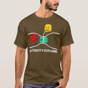 T-shirt Funny Electricity Expliqué I Enseignant Cadeau Ner
