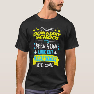 T-shirt Funny Élémentaire Chemise 6ème Graduation