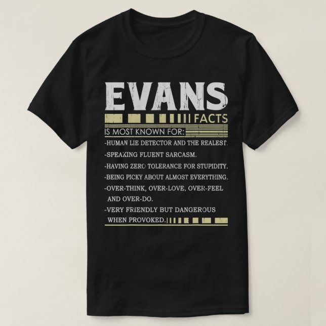 T-shirt Funny Evans  (Design devant)