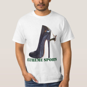 T-shirt Funny Extreme Sports - Escalade de chaussures