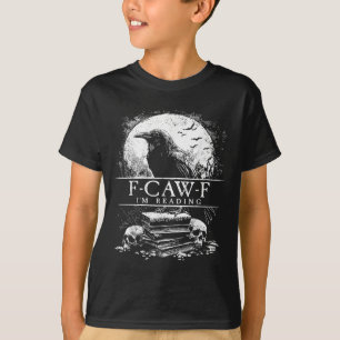T-shirt Funny F-caw-f livres Skulls gothique