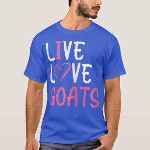T-shirt Funny Farm Lover Goats Graphic for Women and Girls