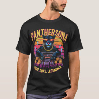 T-shirt Funny Fast & Late Cheetah Hybrid Cheetah L8R Retro