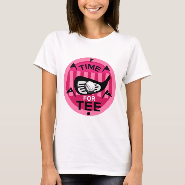 T-shirt Funny Femme Golfers Pros Golfing Fanatics Sports (Devant)