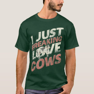 T-shirt Funny Fermier Animal De Ferme Je Ne Fait Que Freak