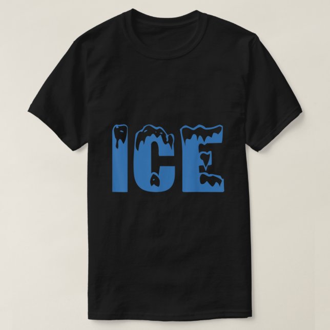 T-shirt Funny Fire and Ice Costume Halloween Family Matchi (Design devant)