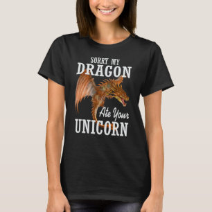 T-shirt Funny Fire Dragon Asiatique Animal Cadeau Dragon