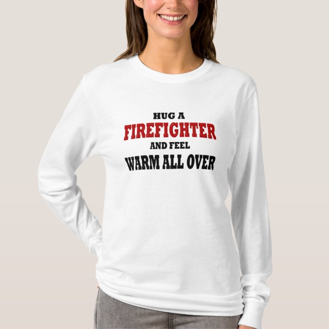 T-shirt Funny Firefighter (Devant)