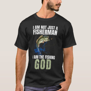 T-shirt Funny Fishing Je ne suis pas seulement un pêcheur
