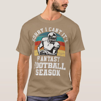 T-shirt Funny Football Désolé je ne peux pas C'est Imagina