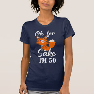 T-shirt Funny Fox Sake 50e Anniversaire Gag Custom Maman