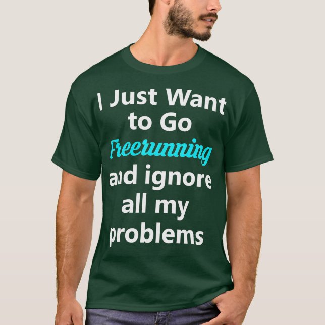 T-shirt Funny Freerunning Runner Parkour Urban Sport (Devant)
