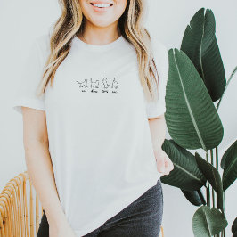 T-shirt Funny French Cat Quote And Line Illustration