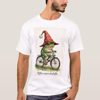 T-shirt Funny Frog T-Shirt: Off to Cause a Kerfuffle