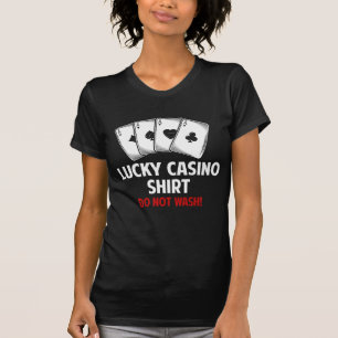 T-shirt Funny Gambling Humour Lucky Casino