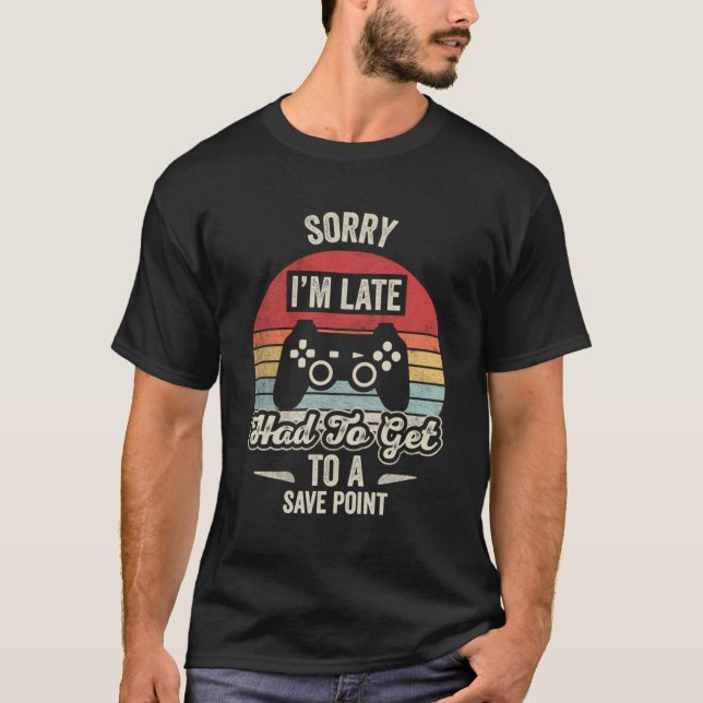 T-shirt Funny Gamer Gamer Gift Shirt Retro Vidéo Vintage G (Devant)