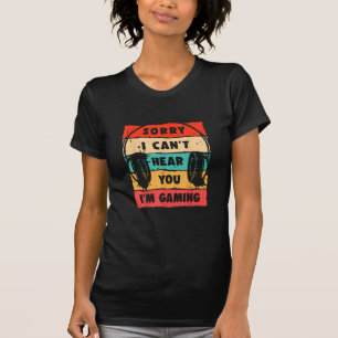 T-shirt Funny Gamer Shirt pour Ados garçons Jeu vidéo pour