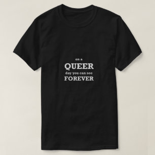 T-shirt Funny Gay Shirt LGBT Queer Day Vous Pouvez Voir Po