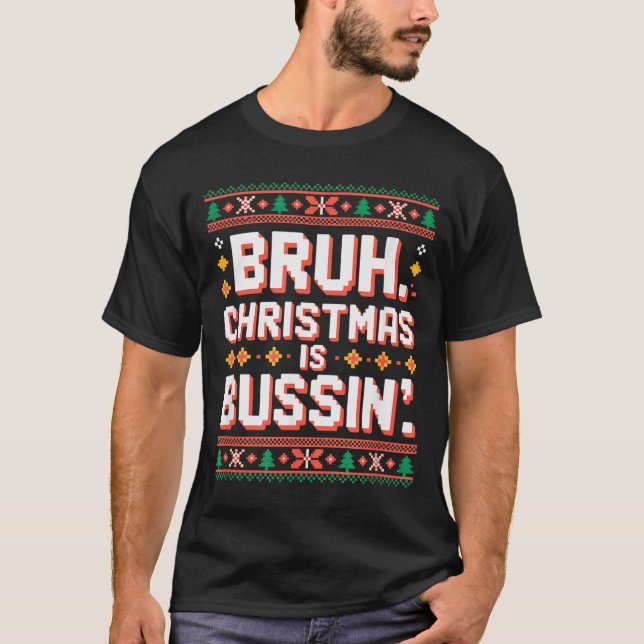 T-shirt Funny Gen Alpha Gen Z Slang Funny Christmas Sweate (Devant)