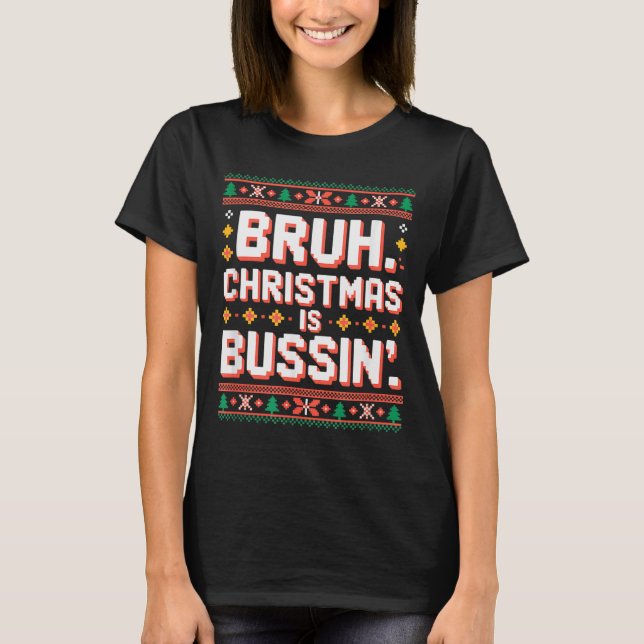 T-shirt Funny Gen Alpha Gen Z Slang Funny Christmas Sweate (Devant)