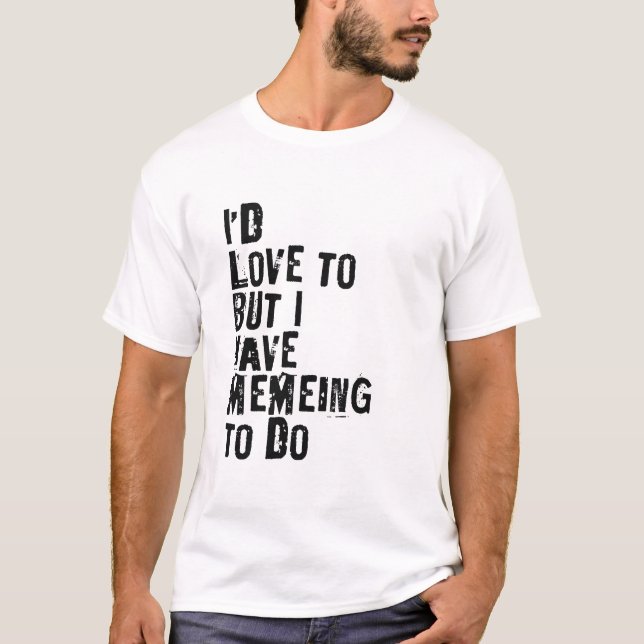 T-shirt Funny gen z white shirt meme (Devant)