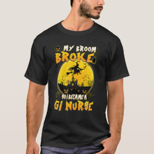 T-shirt Funny GI Infirmière Sorcière Halloween Costume Pou