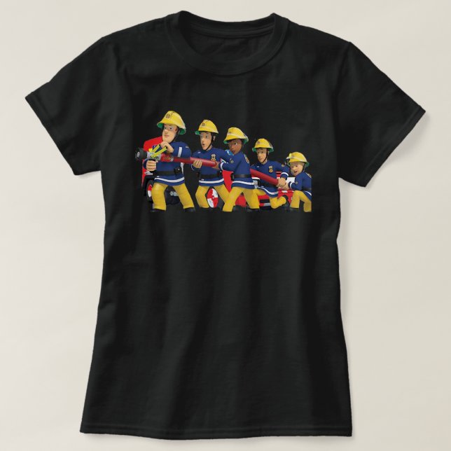 T-shirt Funny Gifts Fireman Children Cartoons Sam Idol Gif (Design devant)