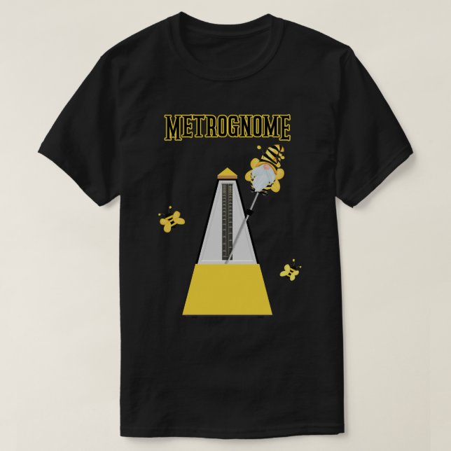 T-shirt Funny Gifts For Metrognome - Gnome With Bees - Fun (Design devant)