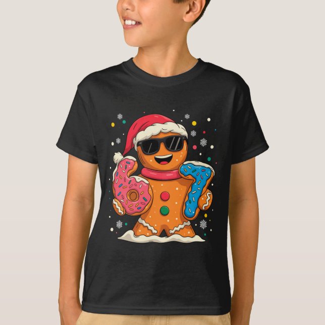 T-shirt Funny Gingerbread Six Seven 67 Ice Cream Drip Chri (Devant)
