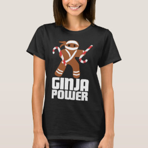 T-shirt Funny Ginja Power Cute Noël Cookie Gingerbrea