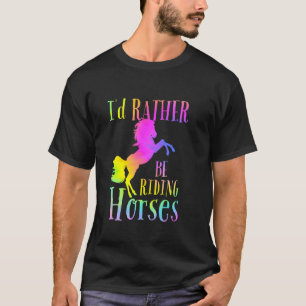 T-shirt Funny Girls Équitation & Course de Cheval Arabe Ti