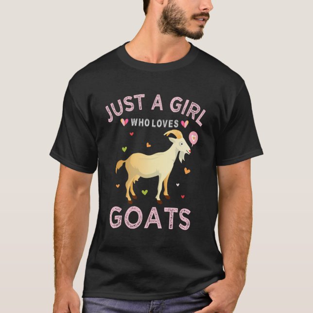 T-shirt Funny Goat Lover (Devant)