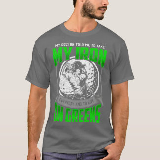 T-shirt Funny Golf Course Devis Golf Player Humour