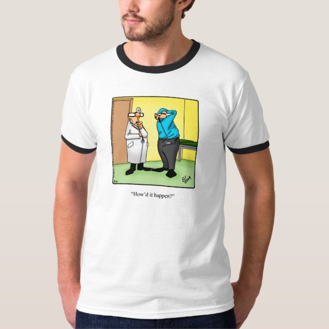 T-shirt Funny Golf Humour Tee - shirt (Devant)