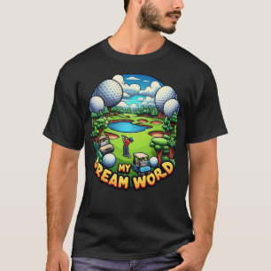 T-shirt Funny Golfer Dream Golf Course