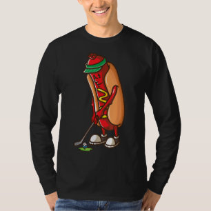 T-shirt Funny Golfing Hot Dog Golf Cadeaux pour Homme Boys