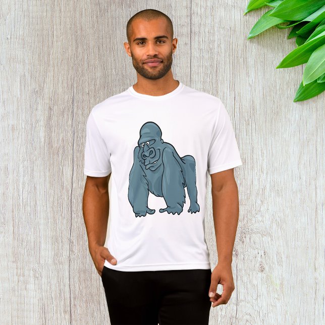T-shirt Funny Gorilla Cool Bleu Ape Animal Design (Créateur téléchargé)