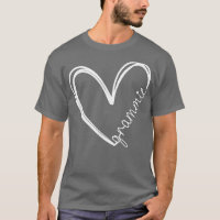 Funny Grammie Heart for Grandma Mother Day Women