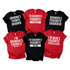 T-shirt Funny Grandma Favorite Gift Cute Family
