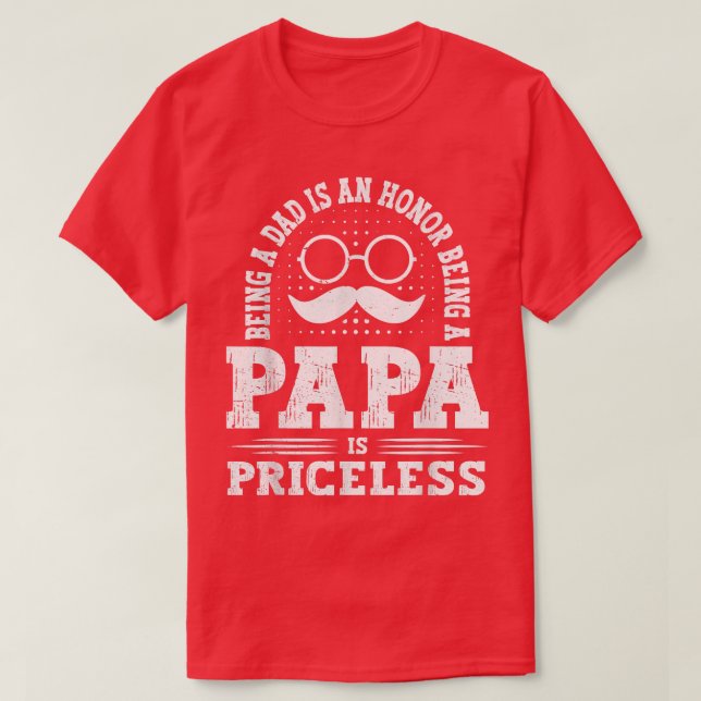 T-shirt Funny Grandpa  (Design devant)