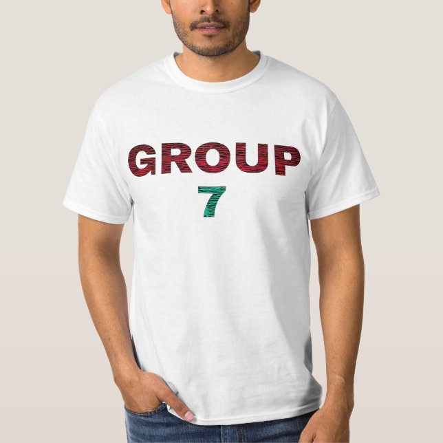 T-shirt Funny Group 7 Meme Shirt, Hilarious Team 7 Graphic (Devant)