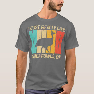 T-shirt Funny Guinea Fowl Design For Men Women Guinea Hen 