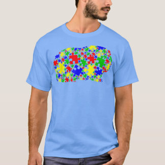 T-shirt Funny Guinea Pig Puzzle Animals Lover Autism Aware