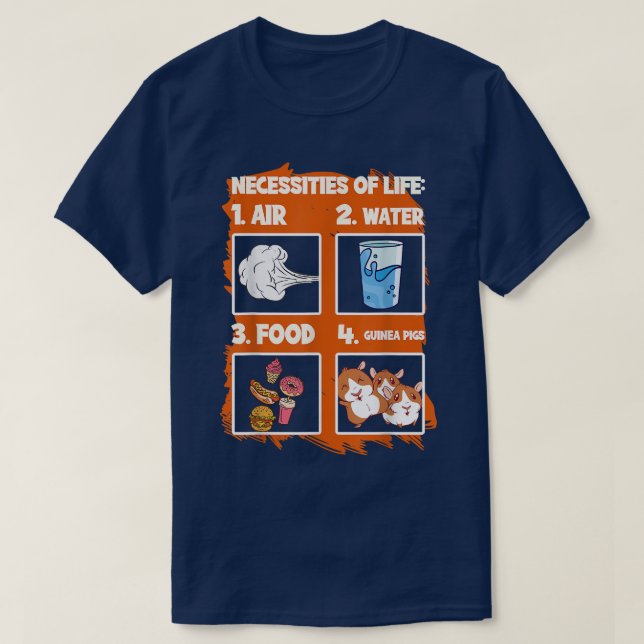 T-shirt Funny Guinea Pigs1661  (Design devant)