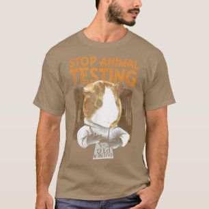 T-shirt Funny Guinée Cochon Hamster Arrêter Test animal Te
