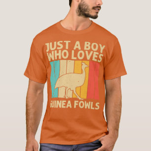 T-shirt Funny Guinée Fowl For Boys Kids Bird Lover Chicken