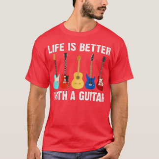 T-shirt Funny Guitar Art Men Women Guitar Lovers Players G