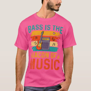 T-shirt Funny Guitar Bass Est Le Bacon De Musique363